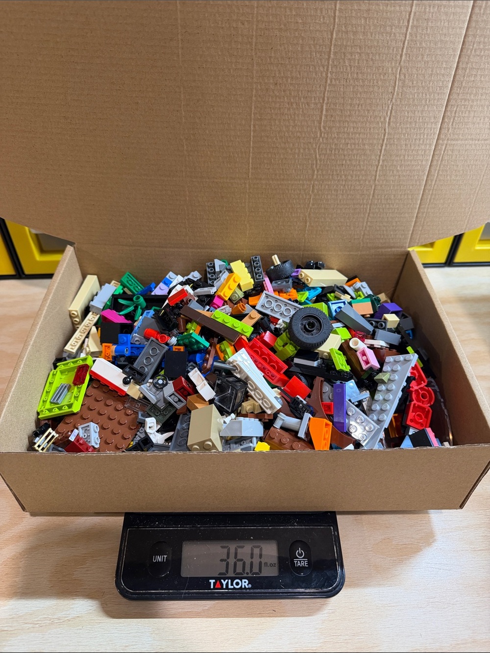 Bulk Mixed Lego Bricks Parts Pieces Lot, Clean Genuine Lego 2 LB